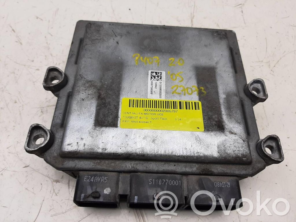 Peugeot 207 CC Centralina/modulo motore ECU 