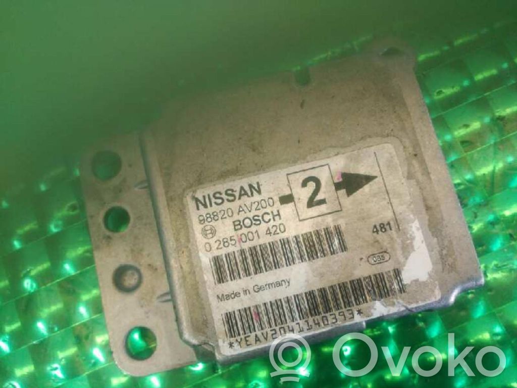 Unidad de control/módulo del Airbag   0285001420