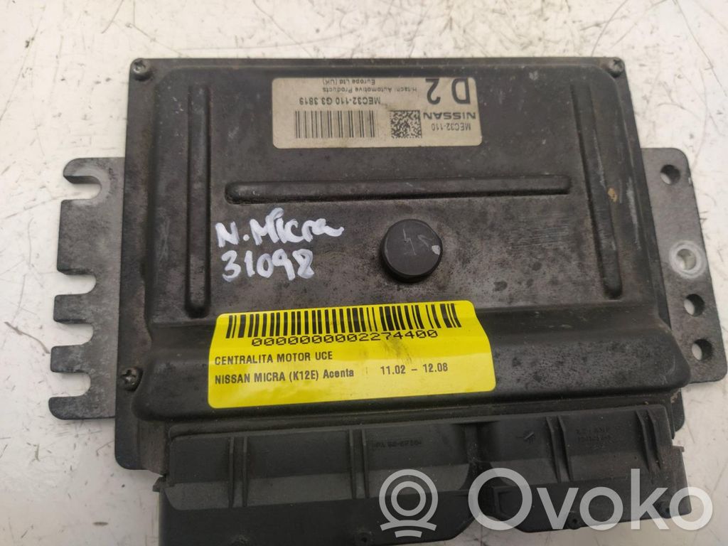 Unitate control motor/modul ECU   MEC32110G33819