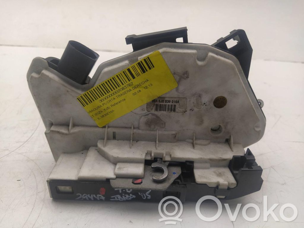 Seat Ibiza IV (6J,6P) Zamek drzwi tylnych 