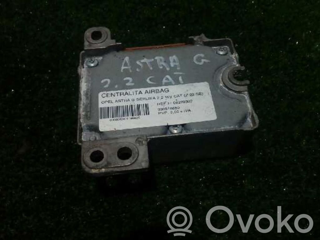 Opel Astra G Unitate/modul de comandă airbaguri 