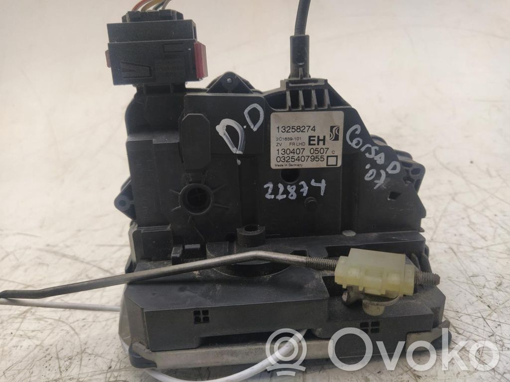 Zamek drzwi przednich   13258274