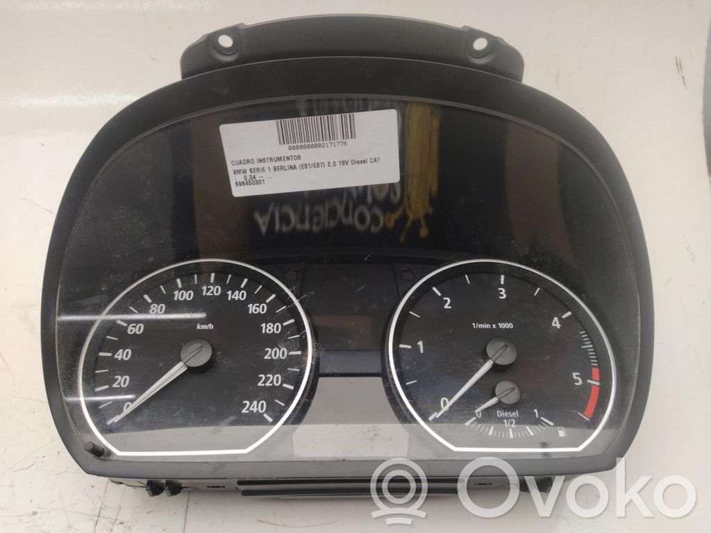 BMW 1 E81 E87 Speedometer (instrument cluster) 
