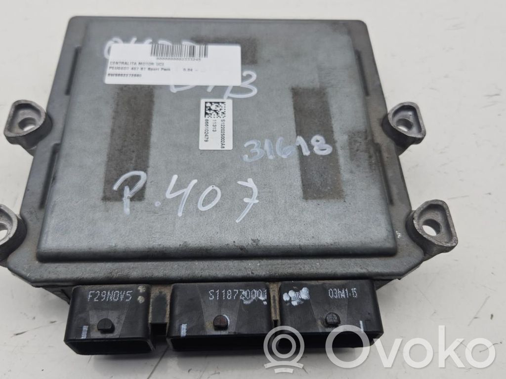 Peugeot 207 CC Unitate control motor/modul ECU 