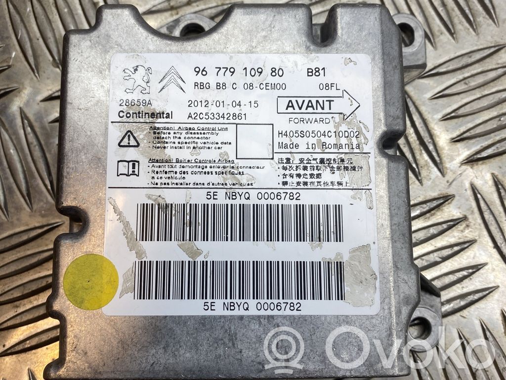 Airbag control unit/module   9677910980