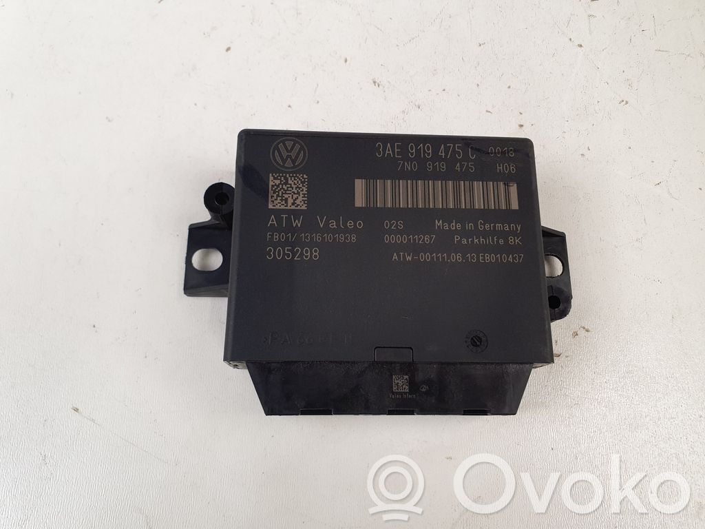 Volkswagen PASSAT B7 Parking PDC control unit/module 