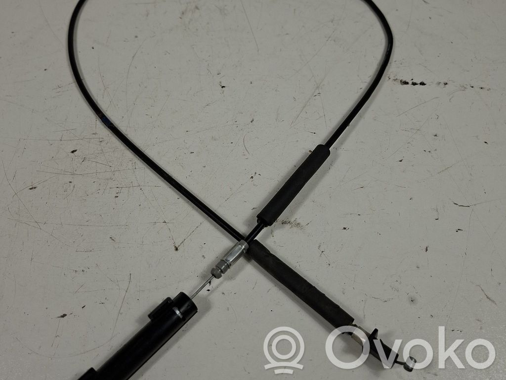 Engine bonnet/hood lock release cable