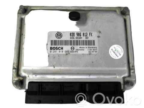 Engine control unit/module ECU   038906012FK,038906012FK,EDC15VMSEAT