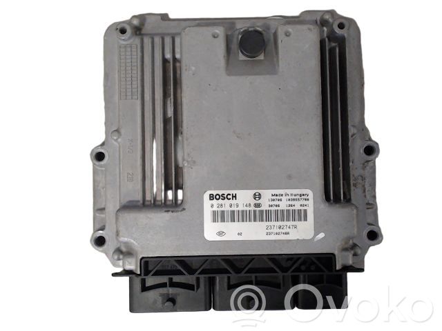 Renault Clio IV Engine control unit/module ECU 