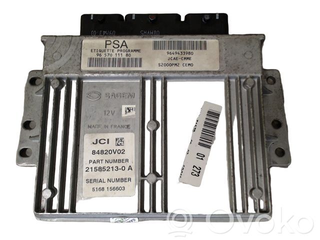 Peugeot 1007 Engine control unit/module ECU 