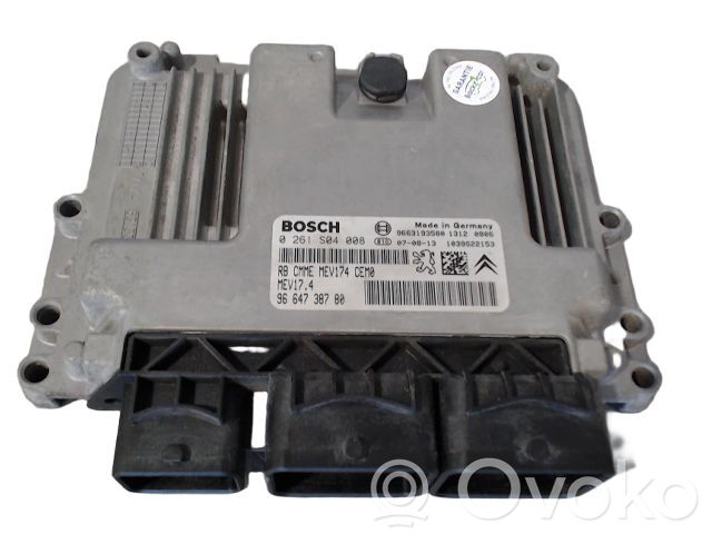 Peugeot 207 Engine control unit/module ECU 