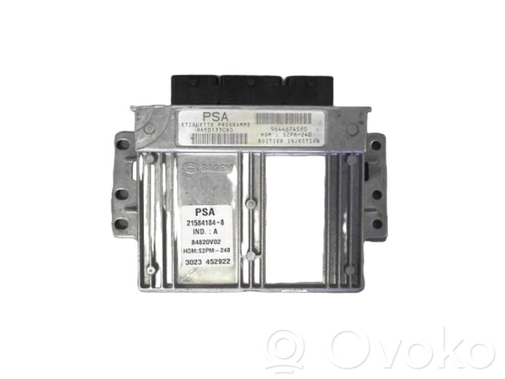 Citroen C5 Komputer / Sterownik ECU silnika 