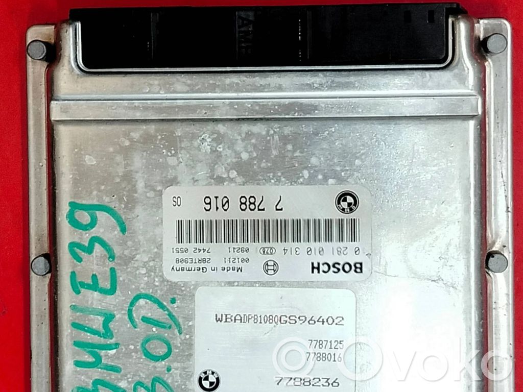 BMW 5 E39 Engine control unit/module 