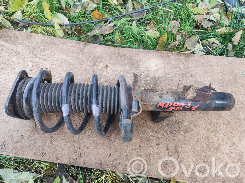 Mazda 3 II Front shock absorber with coil spring 