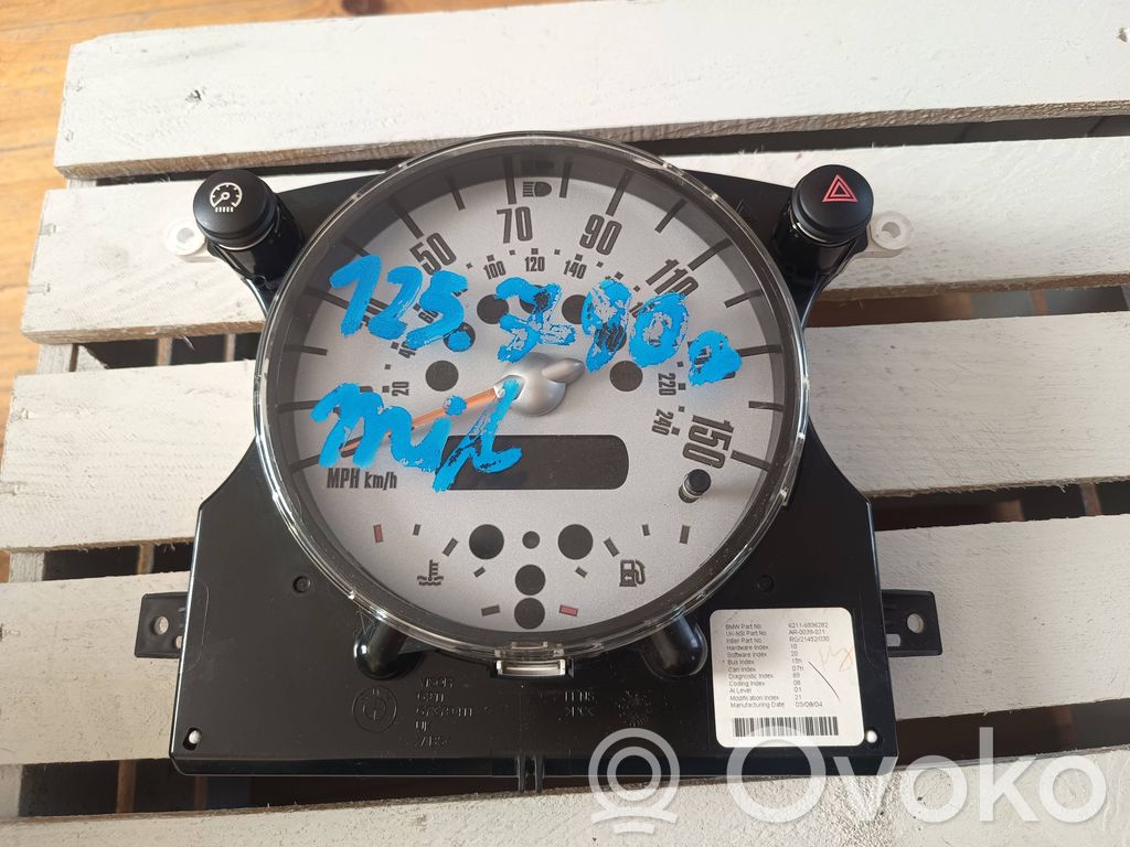 Mini One - Cooper R50 - 53 Speedometer (instrument cluster) 
