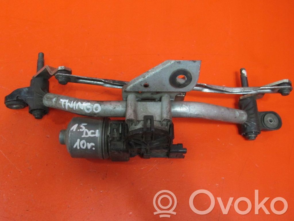 Renault Twingo II Mechanizm i silniczek wycieraczek szyby przedniej / czołowej 