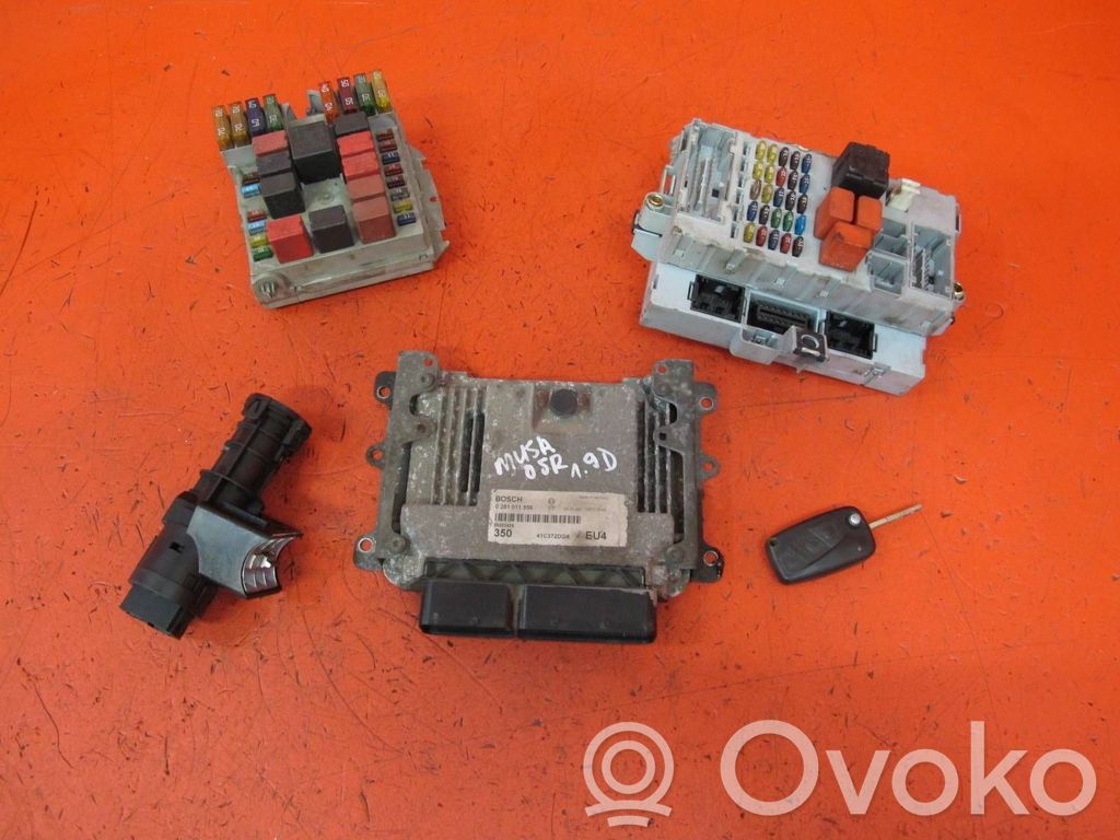 Lancia Musa Engine ECU kit and lock set 