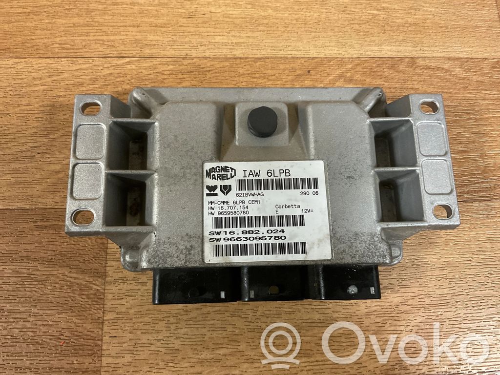 Engine control unit/module   9663095780,9659580780,16882024