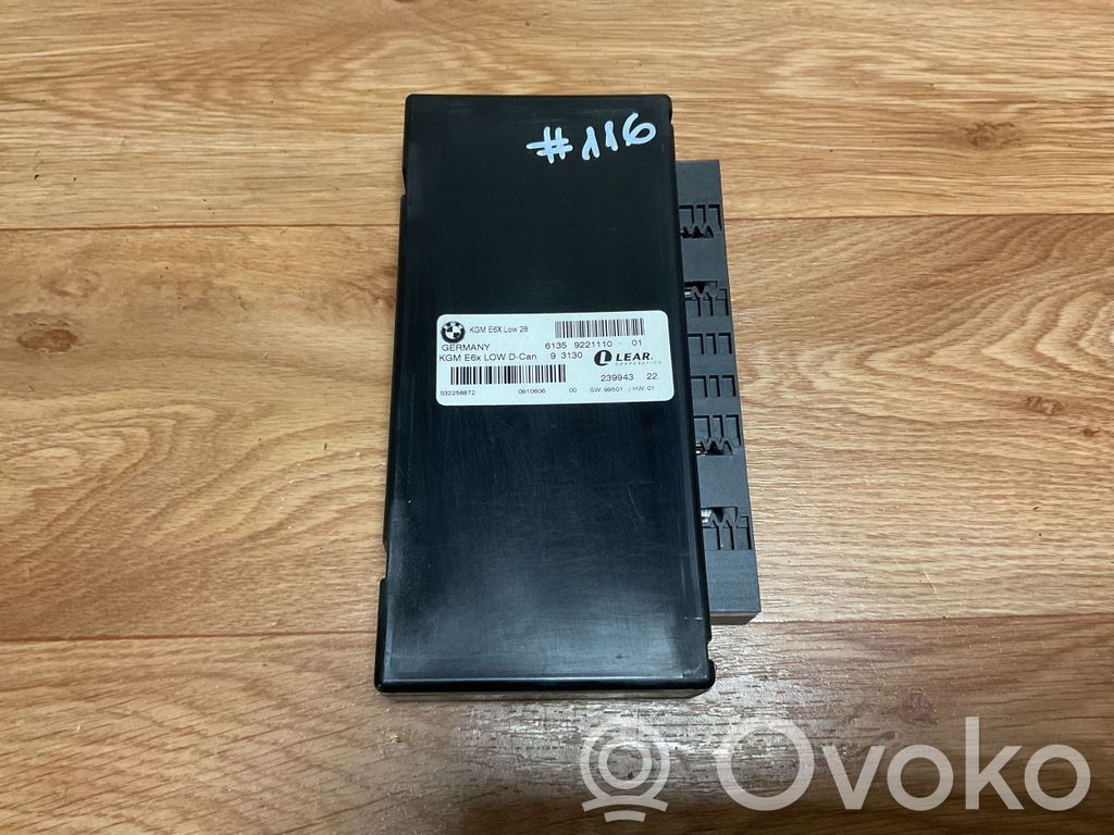 BMW 5 E60 E61 Komforto modulis 