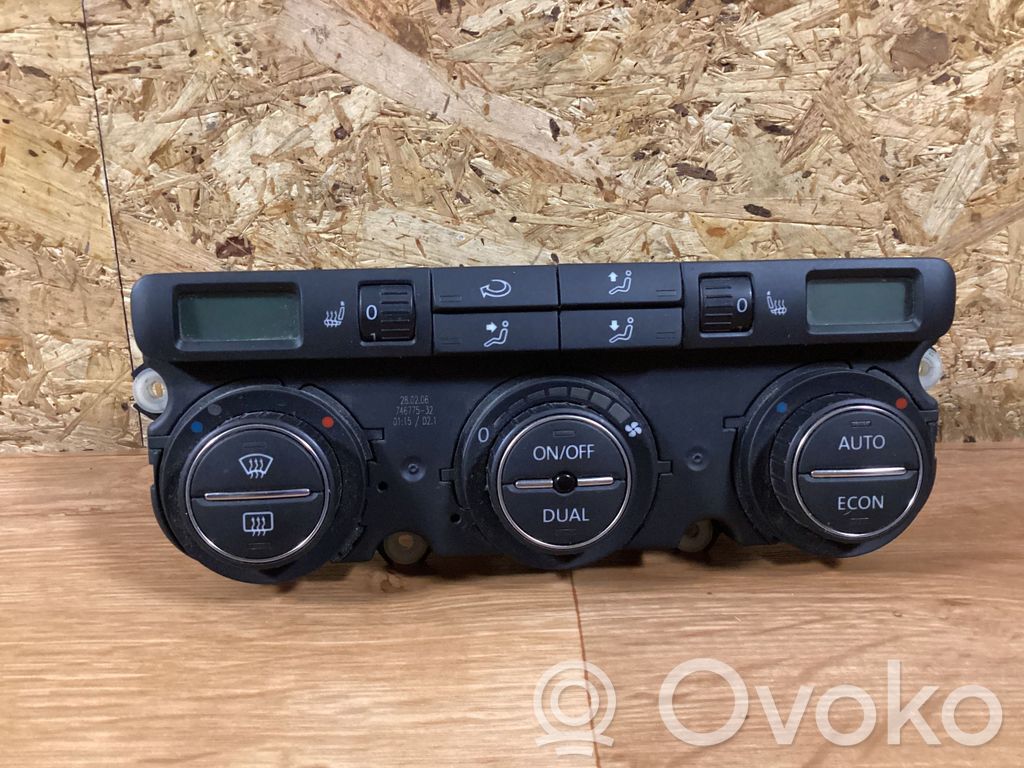 Volkswagen PASSAT B6 Climate control unit 