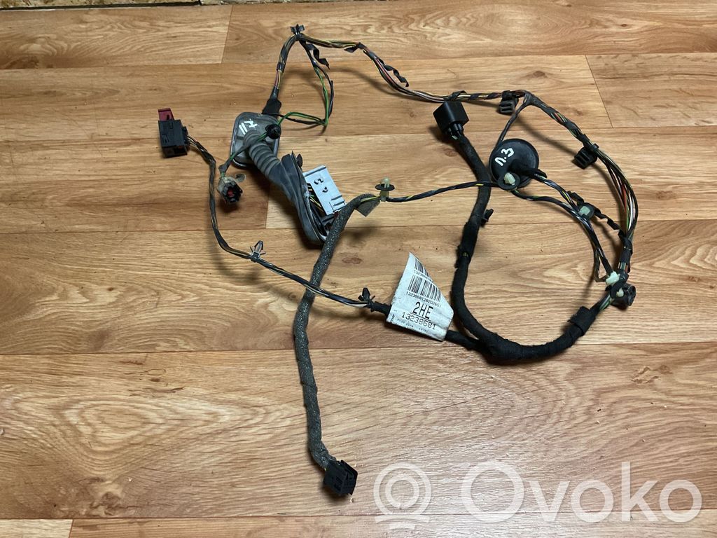 Opel Insignia A Kabelbaum Leitungssatz Tür hinten 