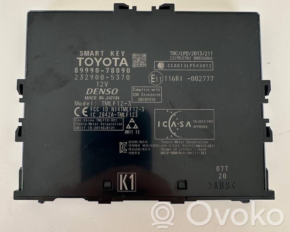 Door central lock control unit/module   8999078090,2329005370