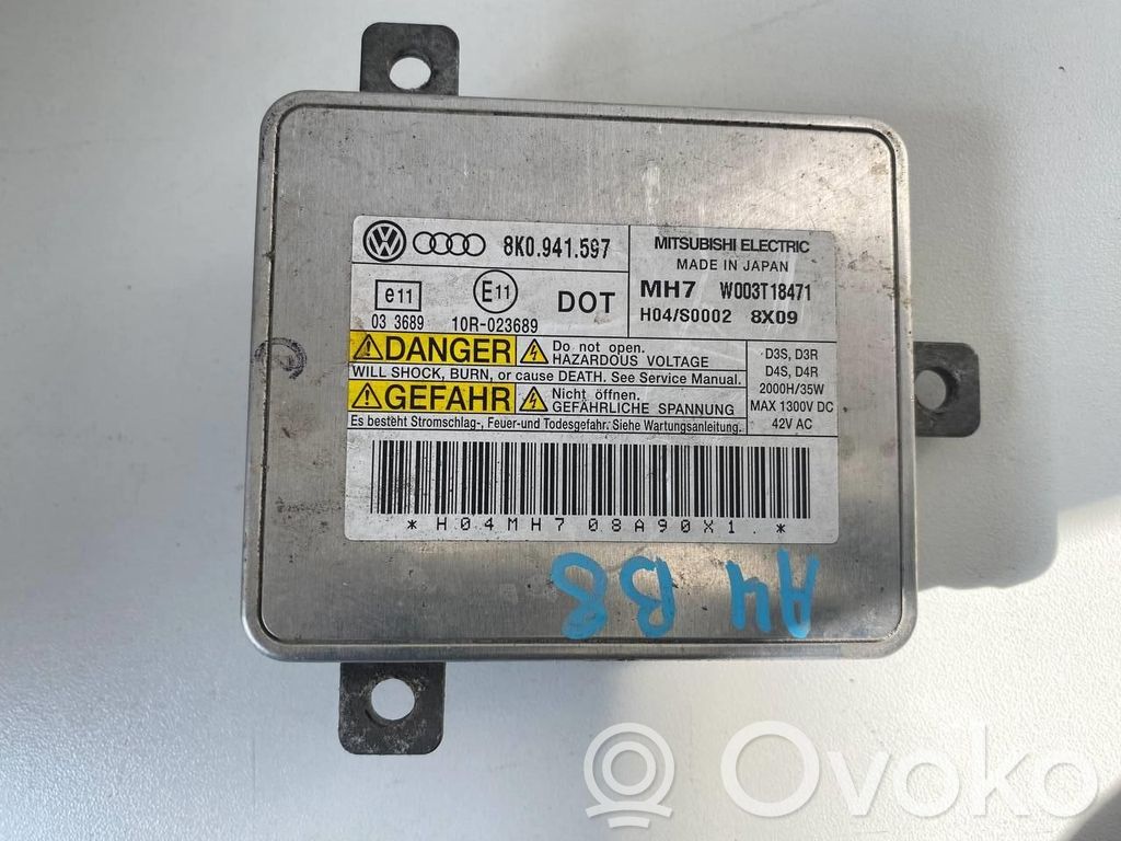 Unité de commande / module Xénon   8K0941597,10R023689,W003T18471