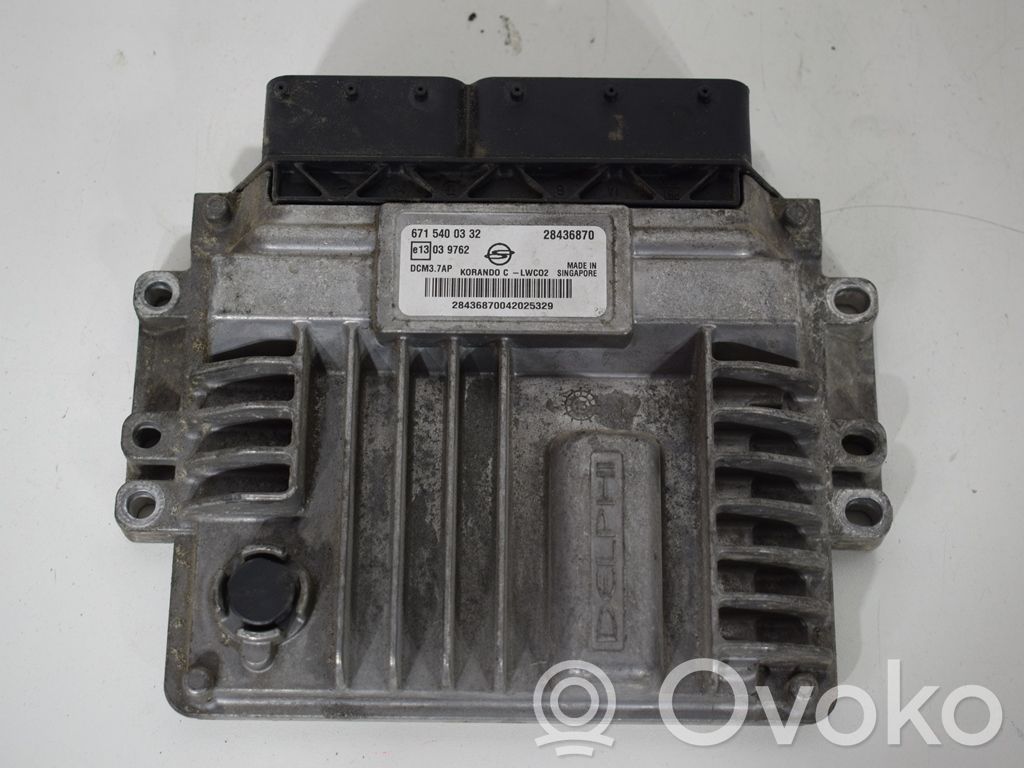 SsangYong Korando Engine control unit/module ECU 