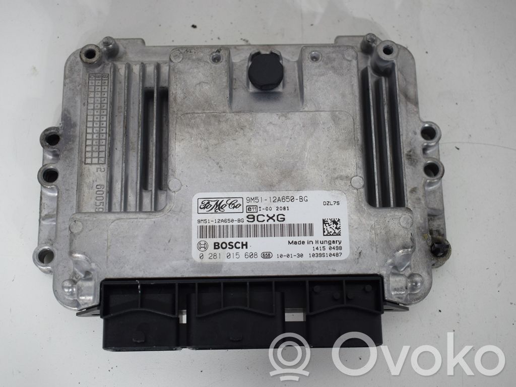 Engine control unit/module ECU   9M5112A650BG,0281015608,1039S10487
