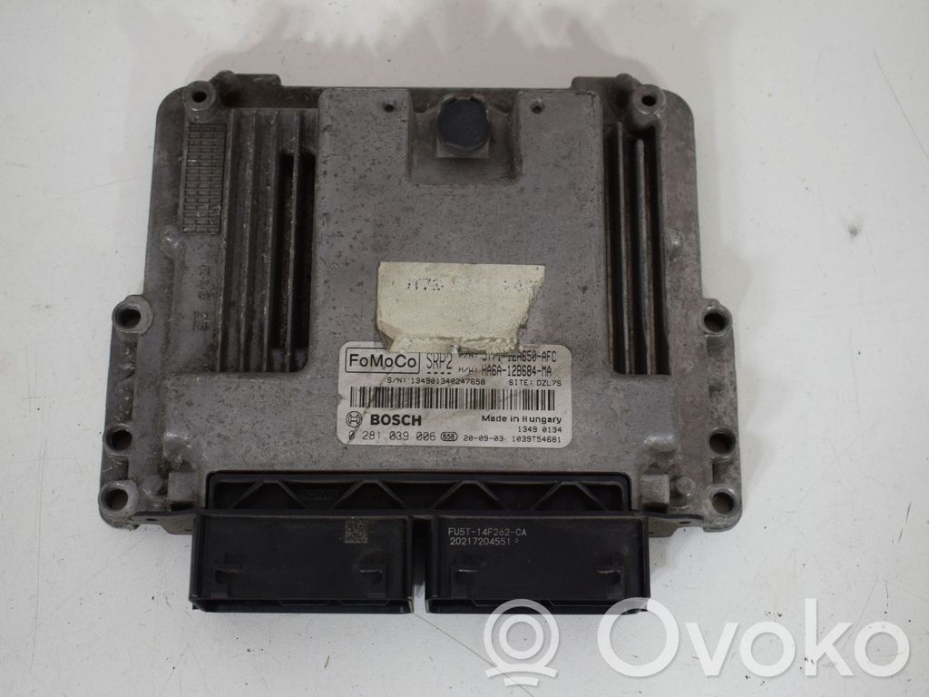 Ford Transit Courier Unidad de control/módulo ECU del motor 