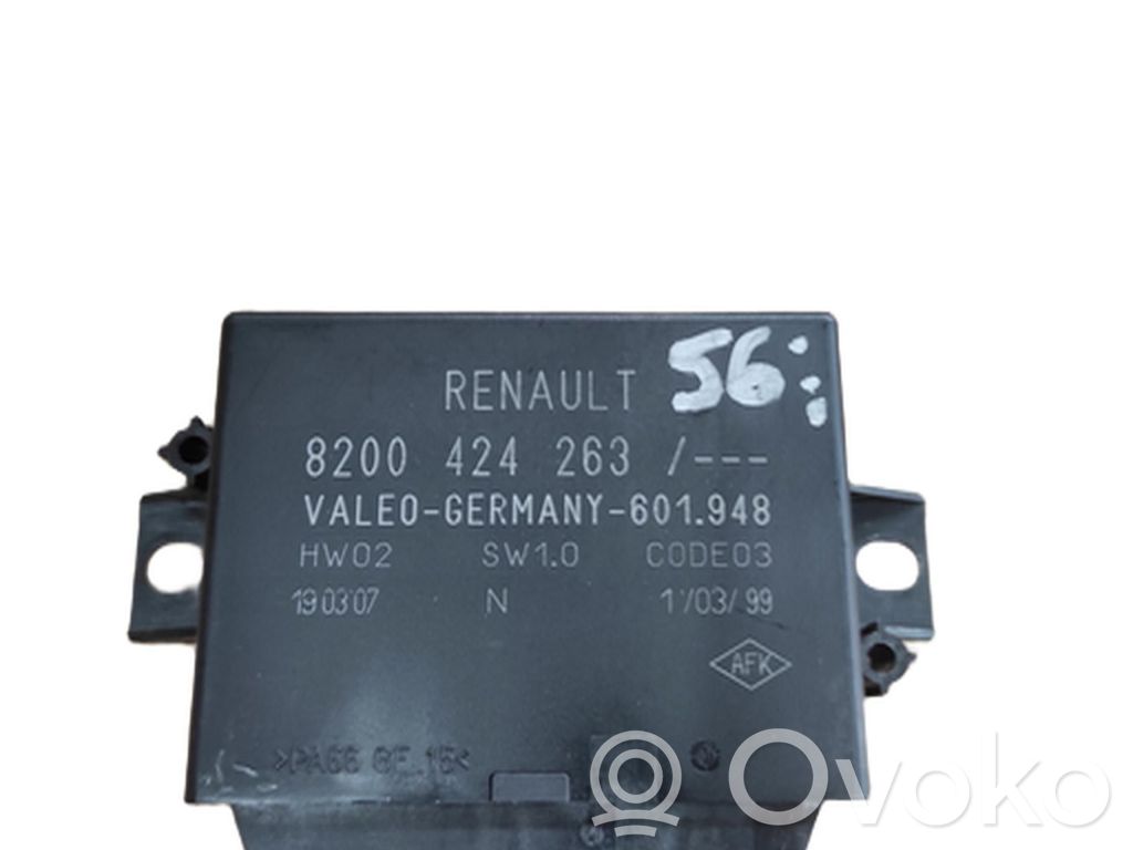 Renault Megane II Pysäköintitutkan (PCD) ohjainlaite/moduuli 