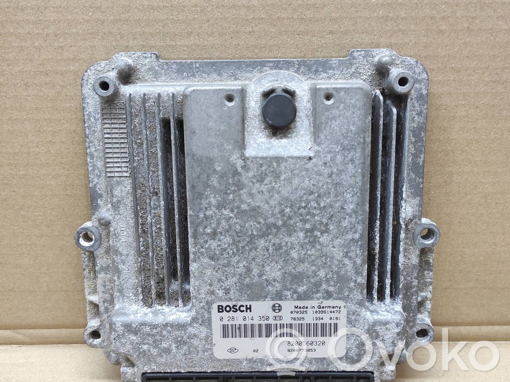 Engine control unit/module   0281014350,8200560320