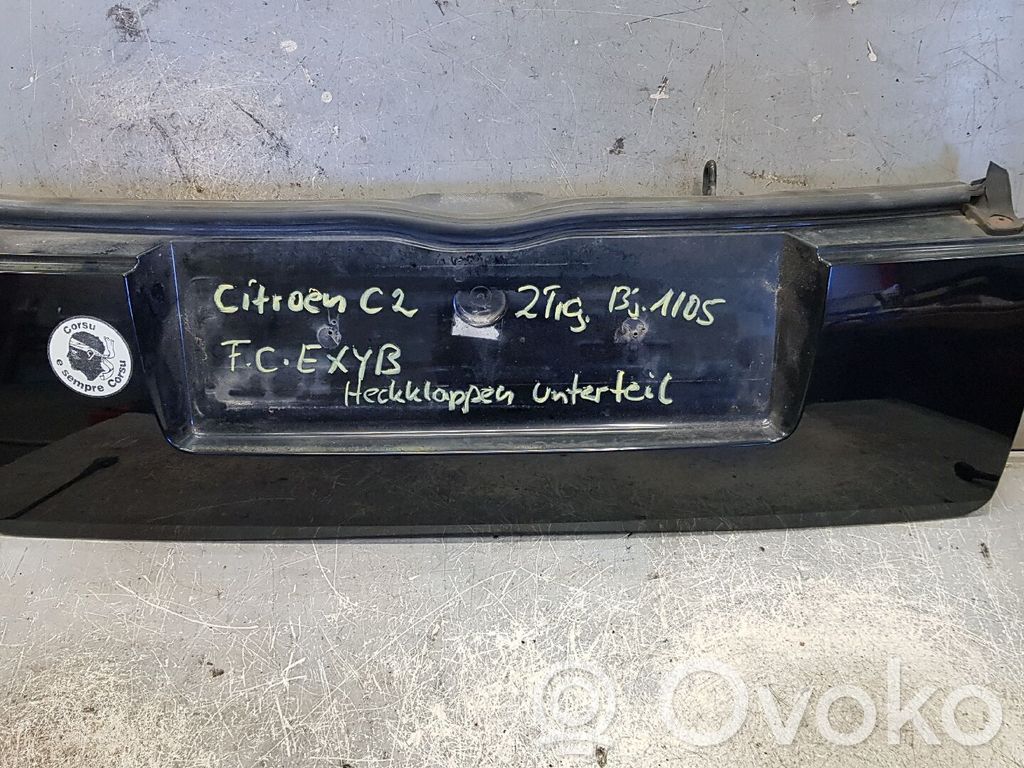 Citroen C2 Puerta del maletero/compartimento de carga 