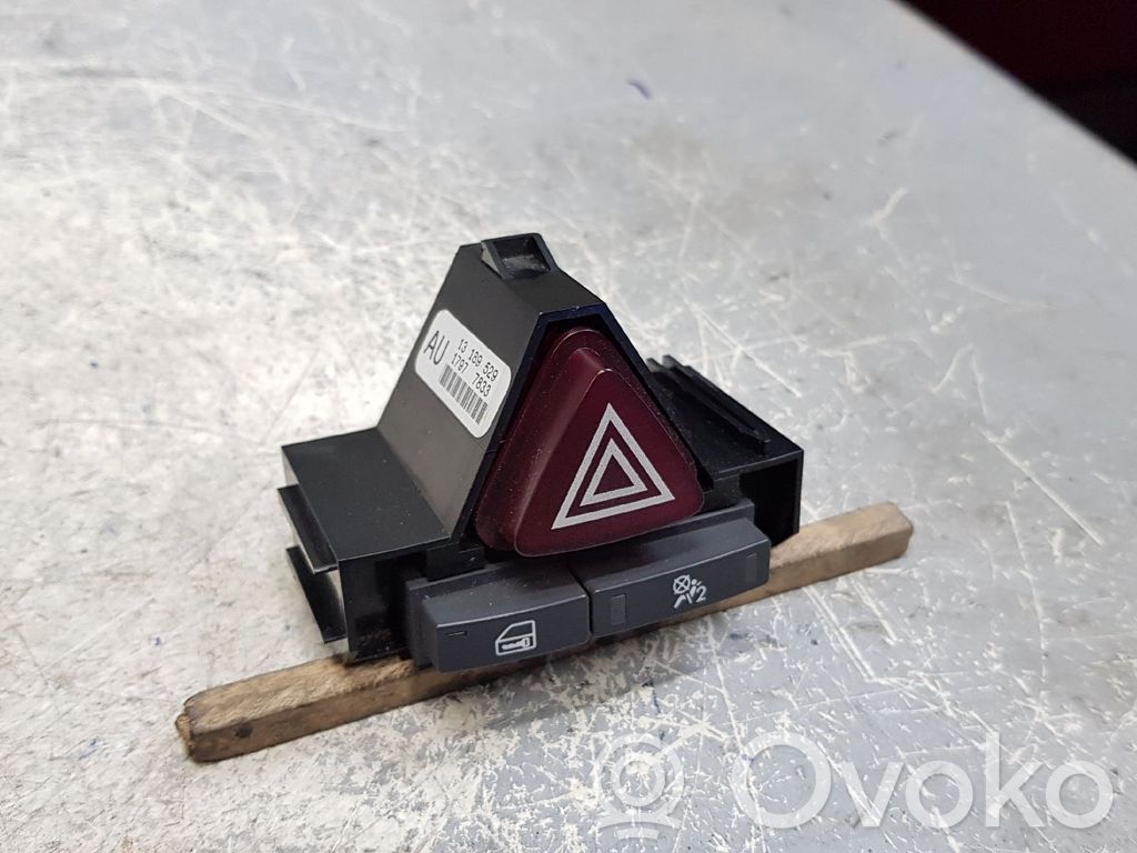 Opel Corsa D Hazard light switch 