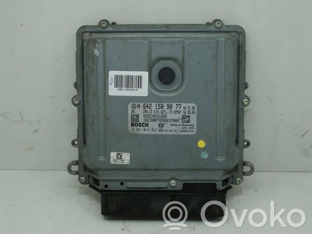 Engine control unit/module   A6421509077,0281014327