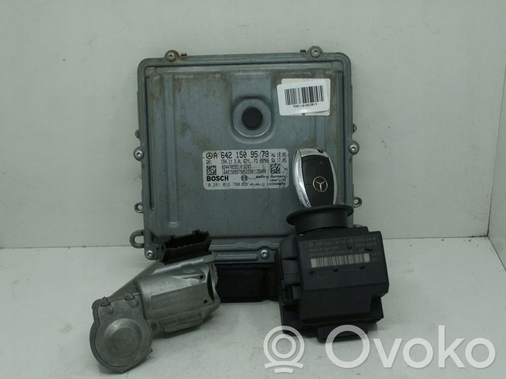 Mercedes-Benz CLK A209 C209 Engine ECU kit and lock set 