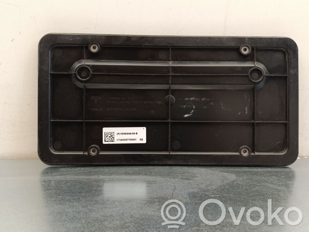 Tesla Model Y Support de plaque d'immatriculation 