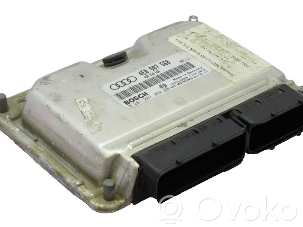 Unité de commande, module ECU de moteur   4E0907560,4E0907560,4E0910560,0261207909