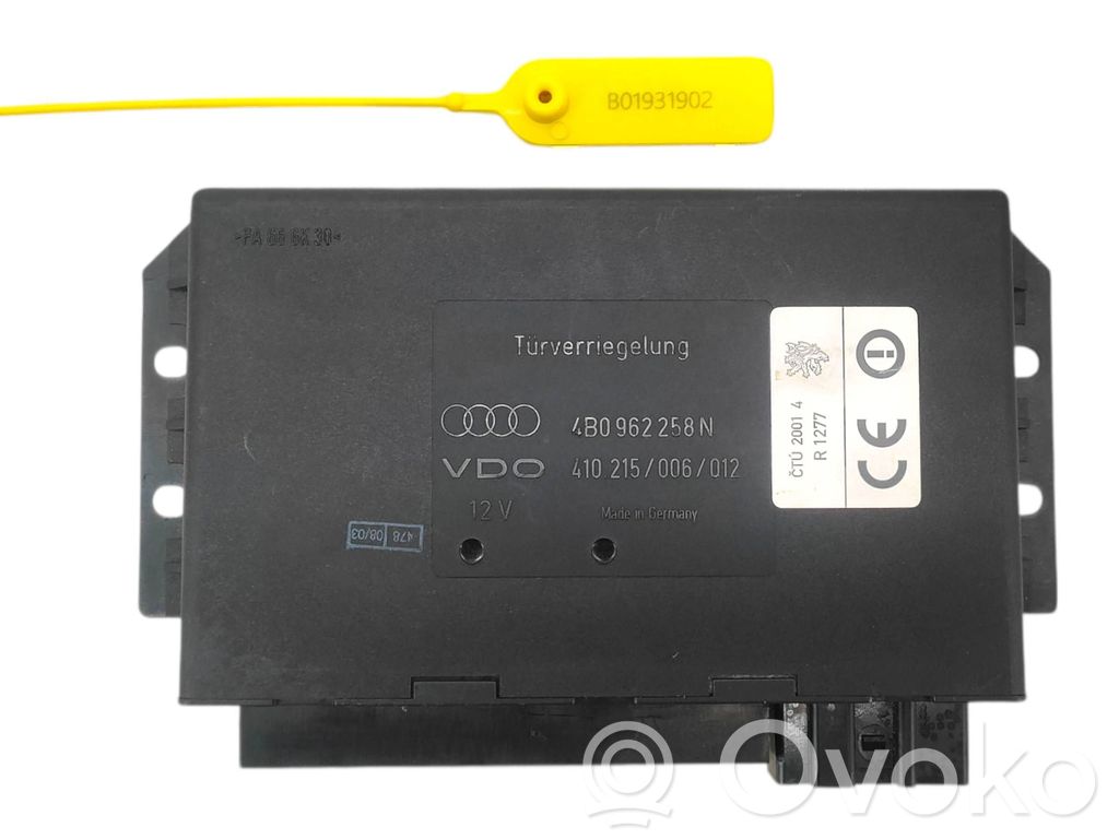Module confort   B01931902,4B0962258N,410215006012