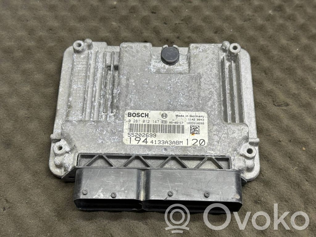 Engine control unit/module   55202699VV,55202699,0281012147,4133A3ABM