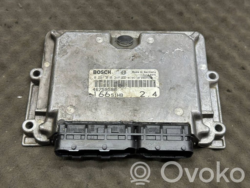 Alfa Romeo 166 Unitate/modul de control motor 