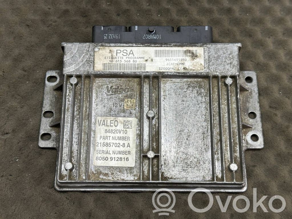 Komputer / Sterownik ECU silnika   9661556880VAR,9661556880