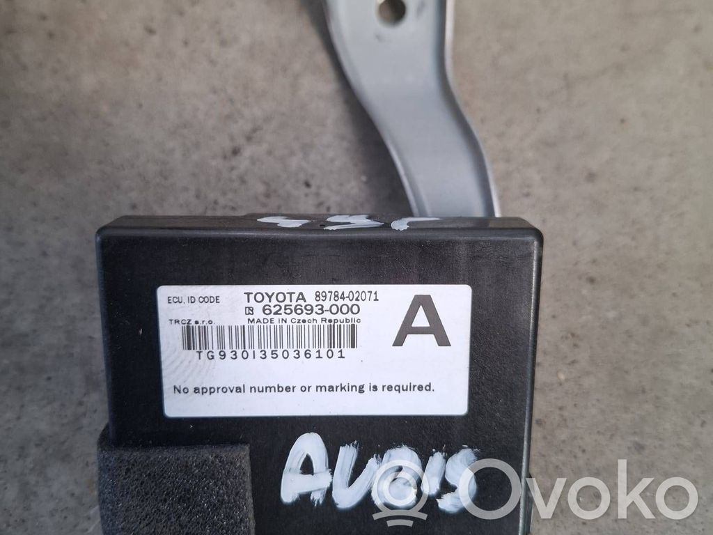 Toyota Auris E180 Other control units/modules 