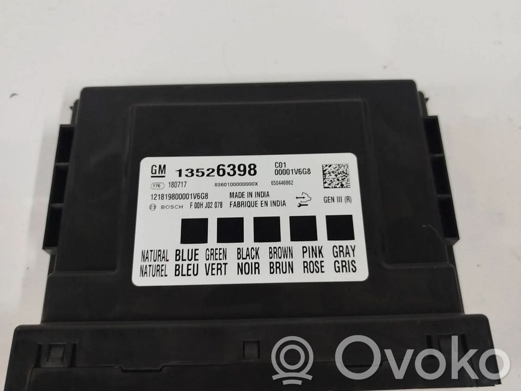 Opel Astra K Module confort 