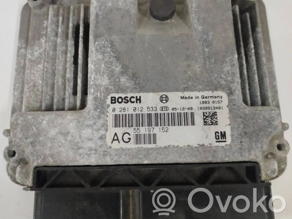 Opel Vectra C Engine control unit/module 