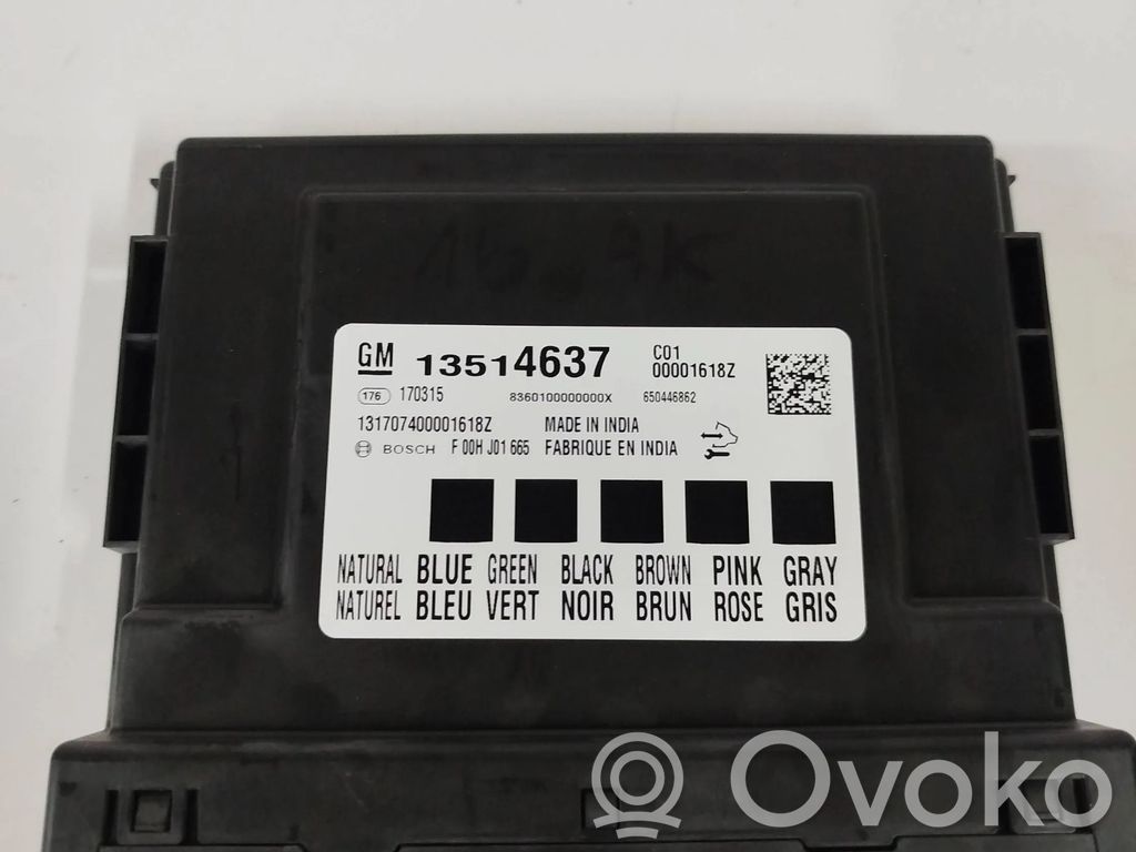 Opel Astra K Module confort 