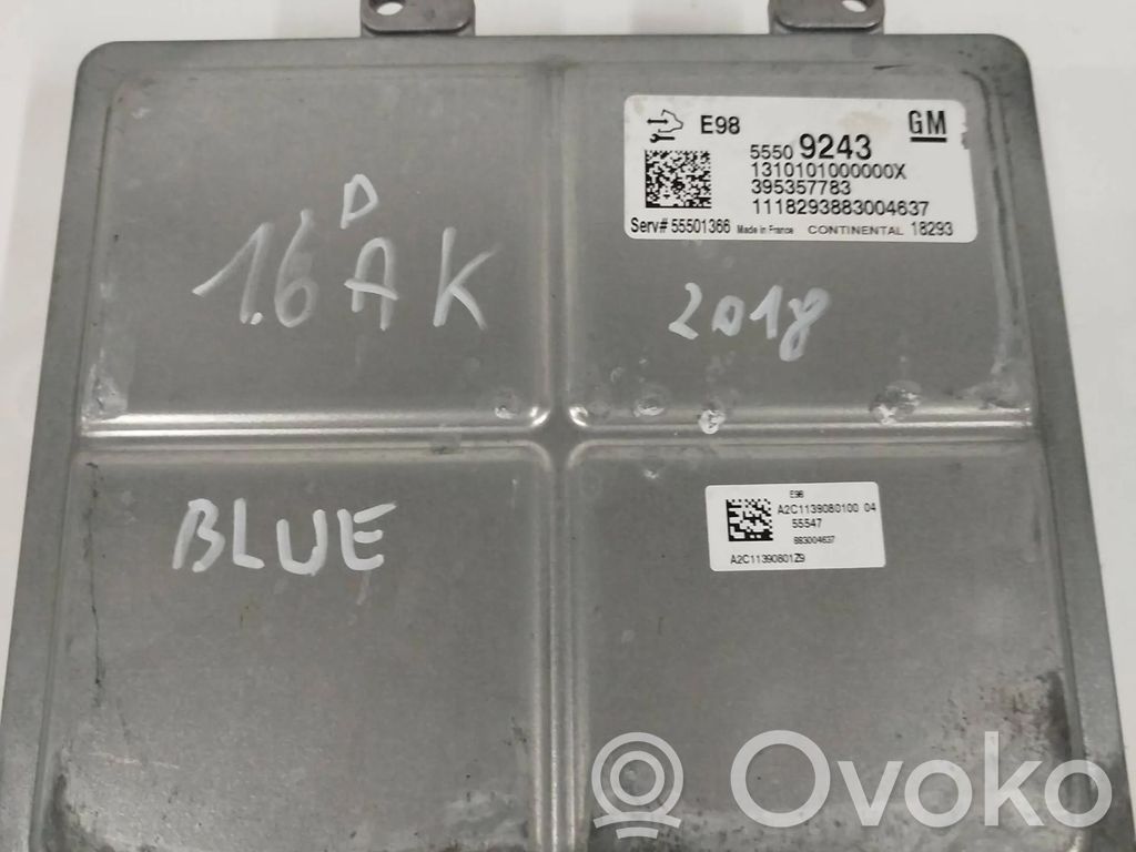 Opel Astra K Engine control unit/module 