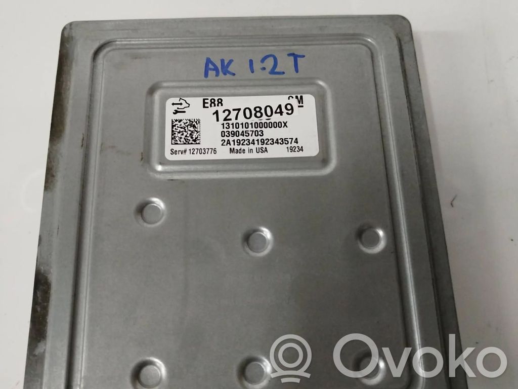Opel Astra K Engine control unit/module 