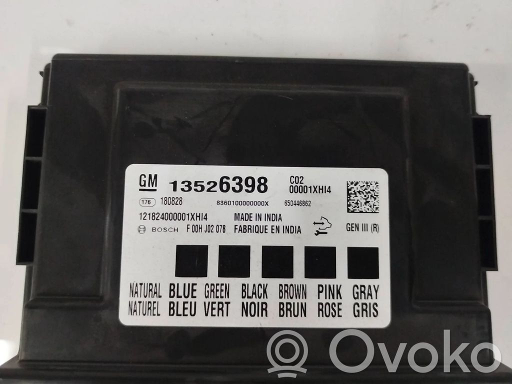 Opel Astra K Module confort 