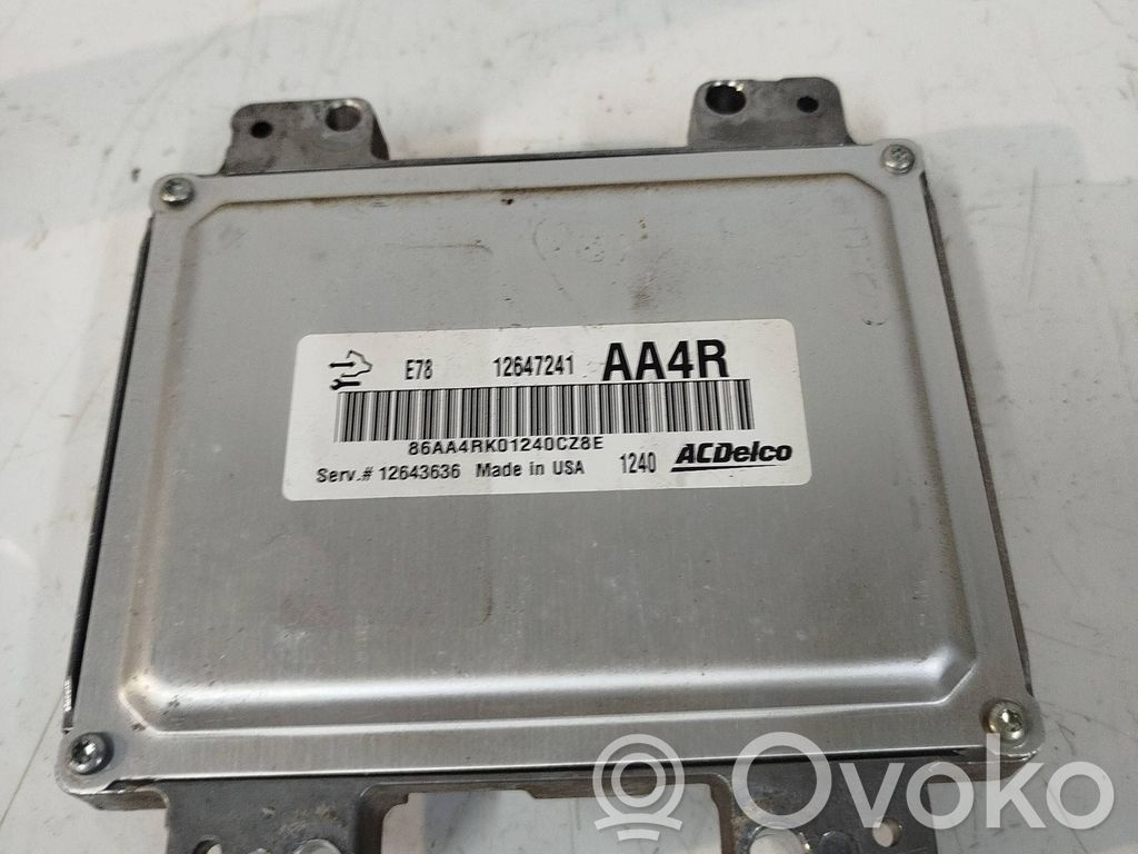 Opel Astra J Engine control unit/module 